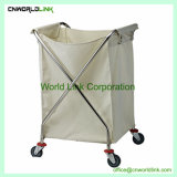 High Quality Hotel Cleaning Hospital Laundry Linen Bag Trolley