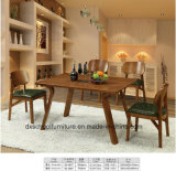 Solid Wood Table with Four Chairs for Dining Room