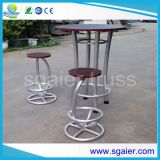 Round Table, Bar Table with 110cm Height Bar Stool