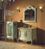 Solid Wooden Furniture Bath Cabinet (YJ-605)