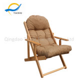 Cozy Folding Beach Lying Chair with Armrest