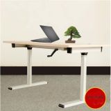 Hand Crank Adjustable Height Office Desk (LDG-Hz02)
