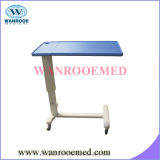 Bdt001g with Wheels Stainless Steel Over Bed Table