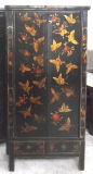 Antique Chinese Wood Painted Cabinet Lwa561