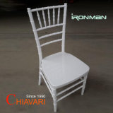 White Metal Bone Frame Resin PP Chiavari Events Dining Chair