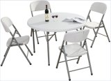 Round Plastic Folding Dining Table for Outside Events