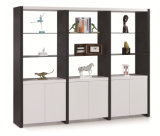 Melamine Veneer Wooden 6 Doors Filing Book Cabinet Bookcase Bookshelf
