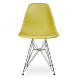Hot Selling Plastic Eames Chair with Metal Legs