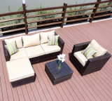 L Shape Outdoor Leisure Sofa Garden Furniture Rattan Sofa (S252)