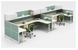 Modern L Shape Office Cubicle Staff Workstation Desk