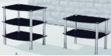 Good Quality Modern Tempered Glass and Metal Leg Coffee Table