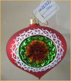 Onion Shaped Christmas Glass Crafts for Christmas Tree Decoration