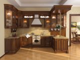 Solid Wood Modern Kitchen Cabinet / Custom Made Solid Wood Kitchen Cabinet