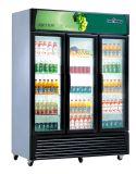 High-Capacity Upright Commercial Bar Pub Food Drinks Display Freezer Refrigerator