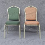 Yc-Zl22-1 Champagne Frame Aluminum Stacking Metal Printing Banquet Chair Restaurant Furniture