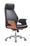 Medium and High Grade Steel and Wooden Office Chair The Boss Chair