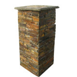 Hot Sales Natural Slate Stone Cement Column/Pillar (SMC-PC005)