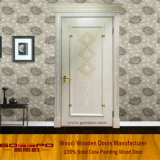 Modern Design High Quality White MDF Veneer Door (GSP8-039)