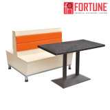 Straight Restaurant Double Booth Sofa for Coffee Shop/Cafe (FOH-XM31-290)