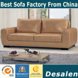 Canada Genuine Leather Sofa in Living Room Furniture (A07)