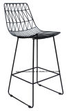 Morden Metal Dining Leisure Side Wire Barchairs Restaurant Garden Chairs