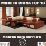 Modern Furniture Sectional Sofa Set Designs U Shape Leather Sofa