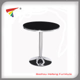 Stylish Black Coffee Table Tempered Safety Glass Top (C25)