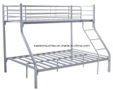 Powder-Coated Metal Bunk Bed Made of Iron Tubes