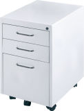 High Quality Metal Three Drawer Moving Cabinet (SZ-FC037)