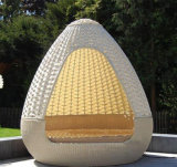Spherical Dome Sunshine Lounge Beach Circular Garden Furniture Rattan Sunbed T583