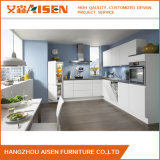Modern Design White L Shaped Lacquer Wood Kitchen Cabinets