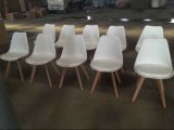 MID Century Modern Leather Accent Chairs Padded Interchangeable Seats and Frames Dining Room Chair