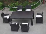 Patio Furniture Outdoor PE Rattan Dining Set Chairs and Table