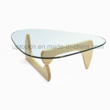 Special Shape Tempered Glass Cafe Restaurant Leisure Table (SP-GT417)