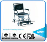 Steel Coated Commode Wheelchair