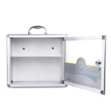 Aluminum First Aid Cabinet with Glass Door for Medicine Storage