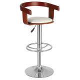 Restaurant Dining Coffee Furniture PU Cushion Bar Stools Chair (FS-WB931)
