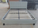 Fabric Platform Double Bed Bedroom Furniture (OL17165)
