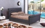Fabric Platform King Bed Bedroom Furniture (OL1746)