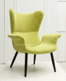 Modern Fabric Restaurant Chair with Armrest