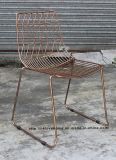 Replica Metal Leisure Stackable Side Wire Dining Restaurant Garden Chairs