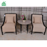 Natural Timber Wood Fabric Commercial Modern Lobby Furniture Beige Colour