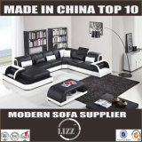 Modern European Style U Shape Leather Sofa (Lz3313)