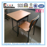 High Quality Student Single Wooden Desk & Chair (SF-01F)