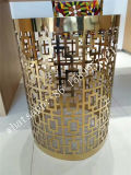 Modern Stainless Steel Furniture Gold Color Table Legs Laser Cutting Parts Foshan of China Supplier