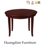 Round Wooden Dining Table Restaurant Furniture (HD062)