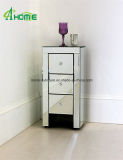 Venetian Mirror Bedside Tables with 3 Drawers High Quality Home Furniture