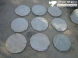 Round Grey Flagstone for Outside Garden Decoration (CS011)