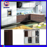 Wood Patten High Glossy Acrylic Door Kitchen Cabinet (ZH966)