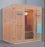 2000mm Rectangle Solid Wood Sauna for 6 Persons with Double Layer Bench (AT-8650)